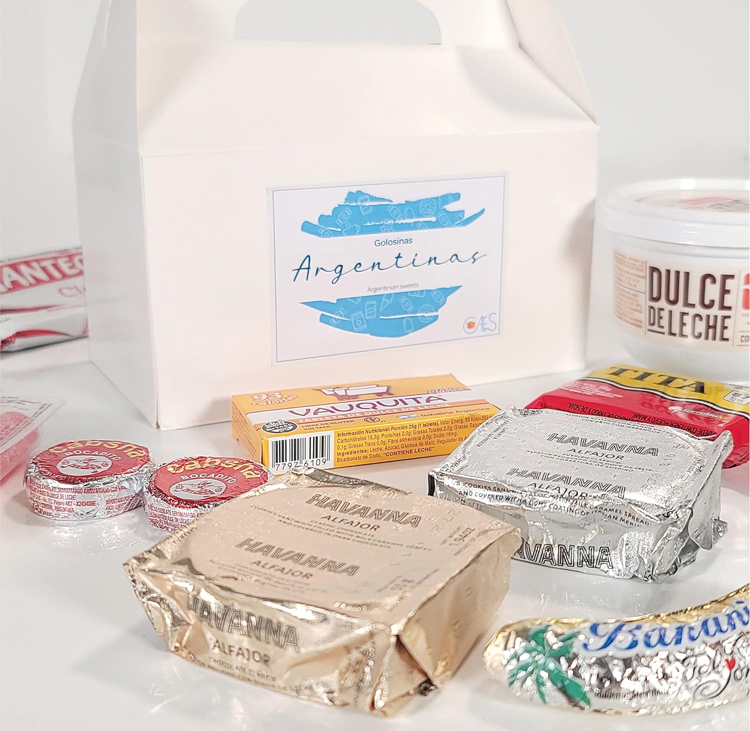 Caja de regalo de caramelos argentinos