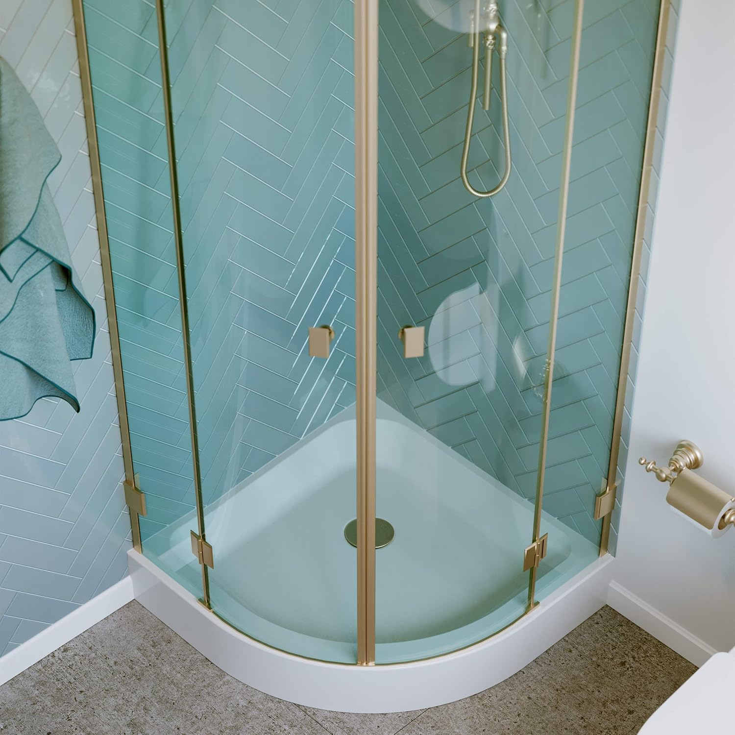 Swiss Madison Well Made Forever SM-SB536 Voltaire – Base de ducha, color blanco