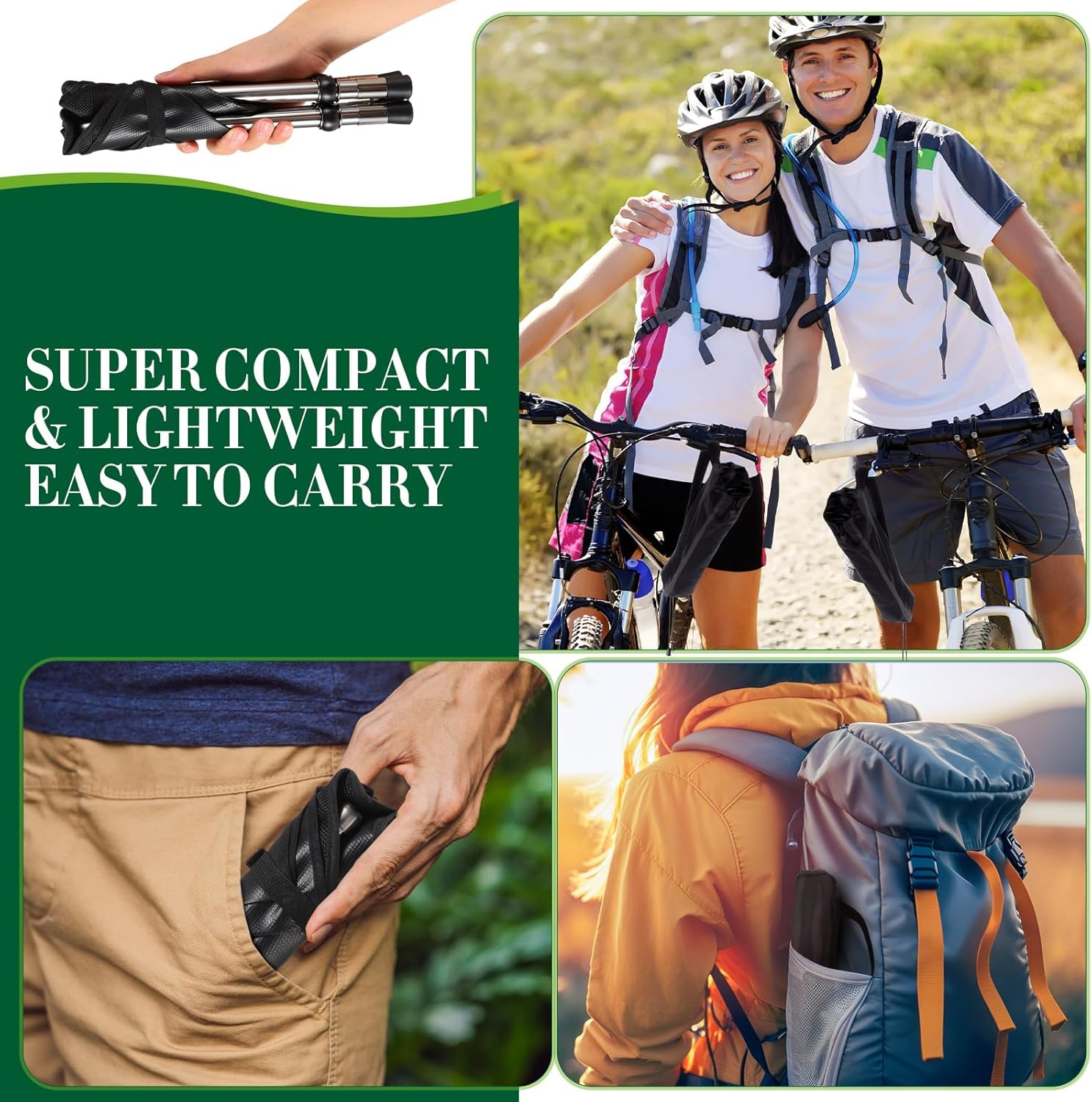 Soaoo Paquete de 2 taburetes de campamento pequeños portátiles de 13.8 pulgadas, compacto y ligero, con bolsa de transporte, sillas de campamento al