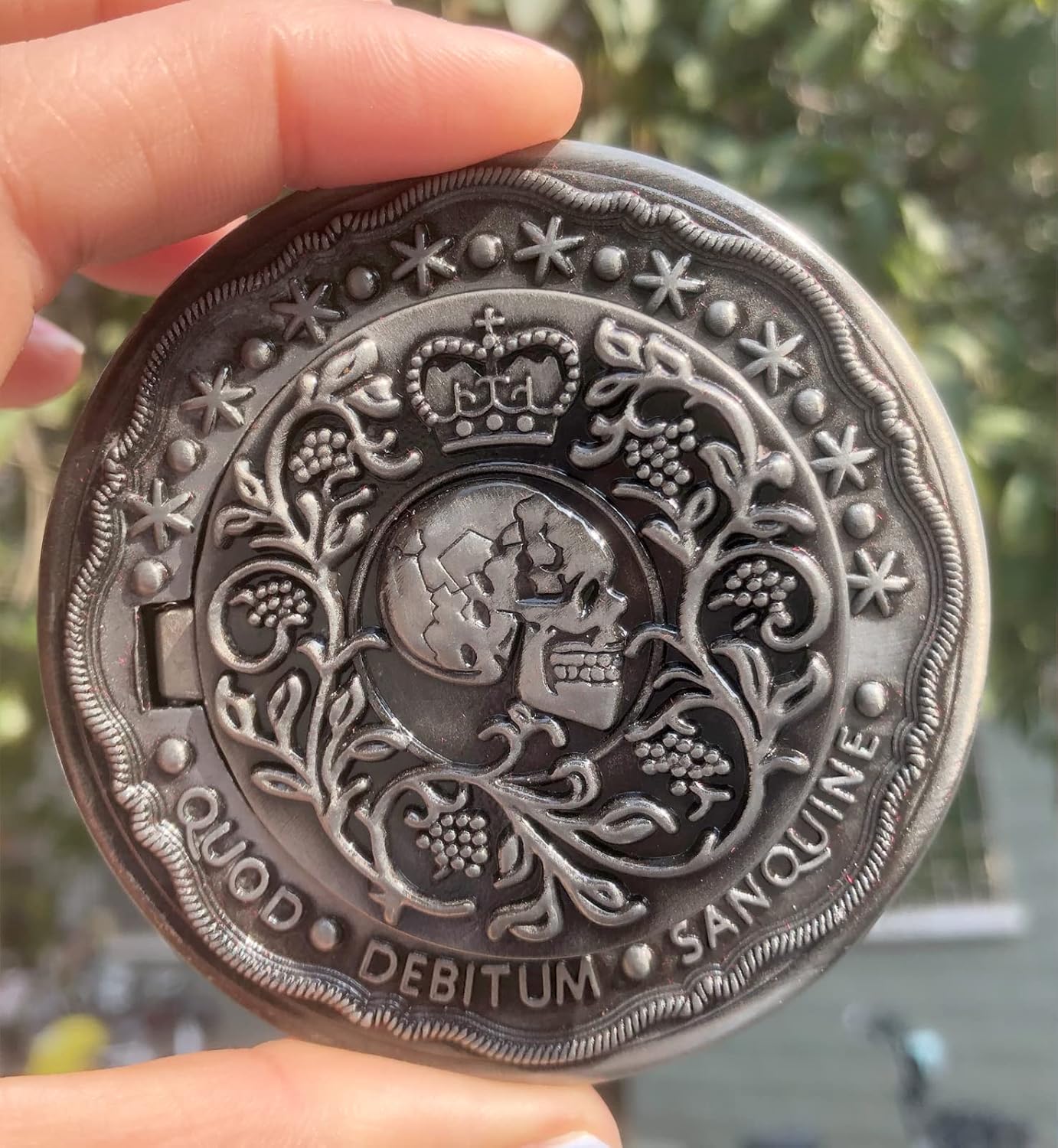 Blood Oath Marker Coin Novelty Metal Coins John Movie Props Cosplay Collecting Coin for Fans for Men Women Teen (Silver Coin)