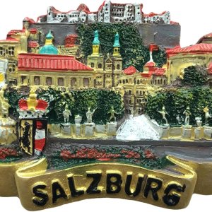 3D Salzburg Austria imán de refrigerador recuerdos de viaje, imán de nevera de Austria decoración del hogar y la cocina 3D Salzburg Austria imán de refrigerador recuerdos de viaje, imán de nevera de Austria decoración del hogar y la cocina