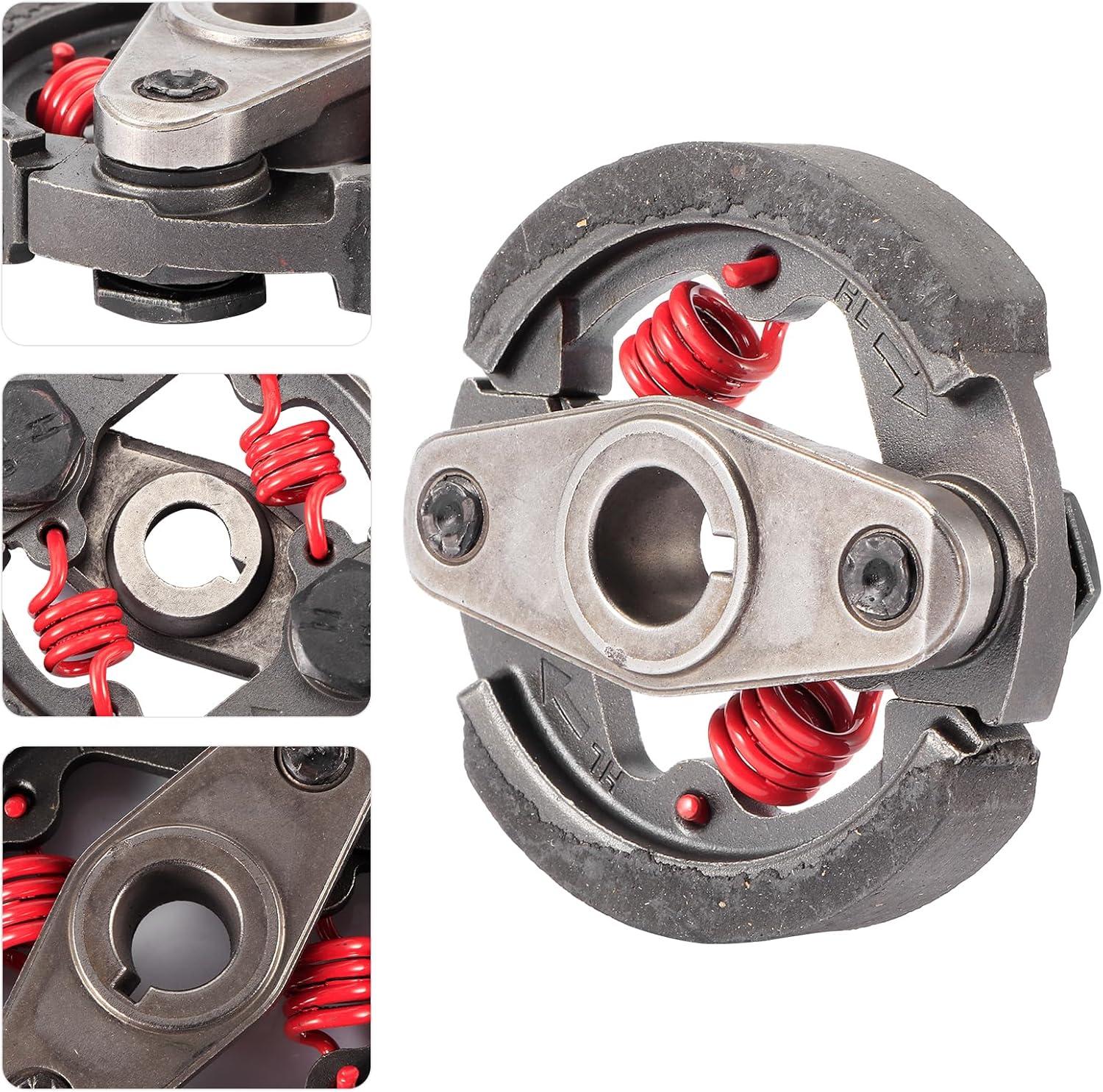 Tgoon Embrague de bicicleta de bolsillo de 2 tiempos, mini embrague de aluminio para 2 tiempos 43cc 47cc 49cc Mini Moto ATV Quad 4 Wheeler Bike