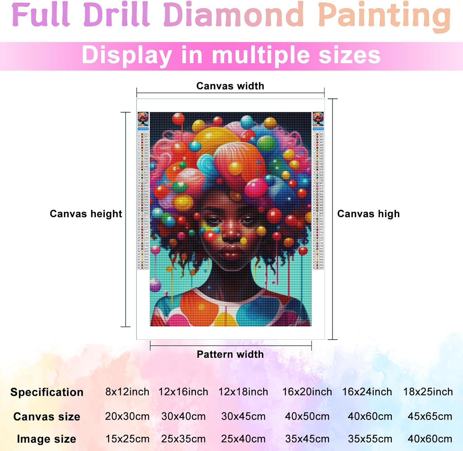 Hermosos kits de pintura de diamantes de imitación para adultos, 5D DIY redondo de punto de cruz, bordado de diamantes de imitación de cristal,