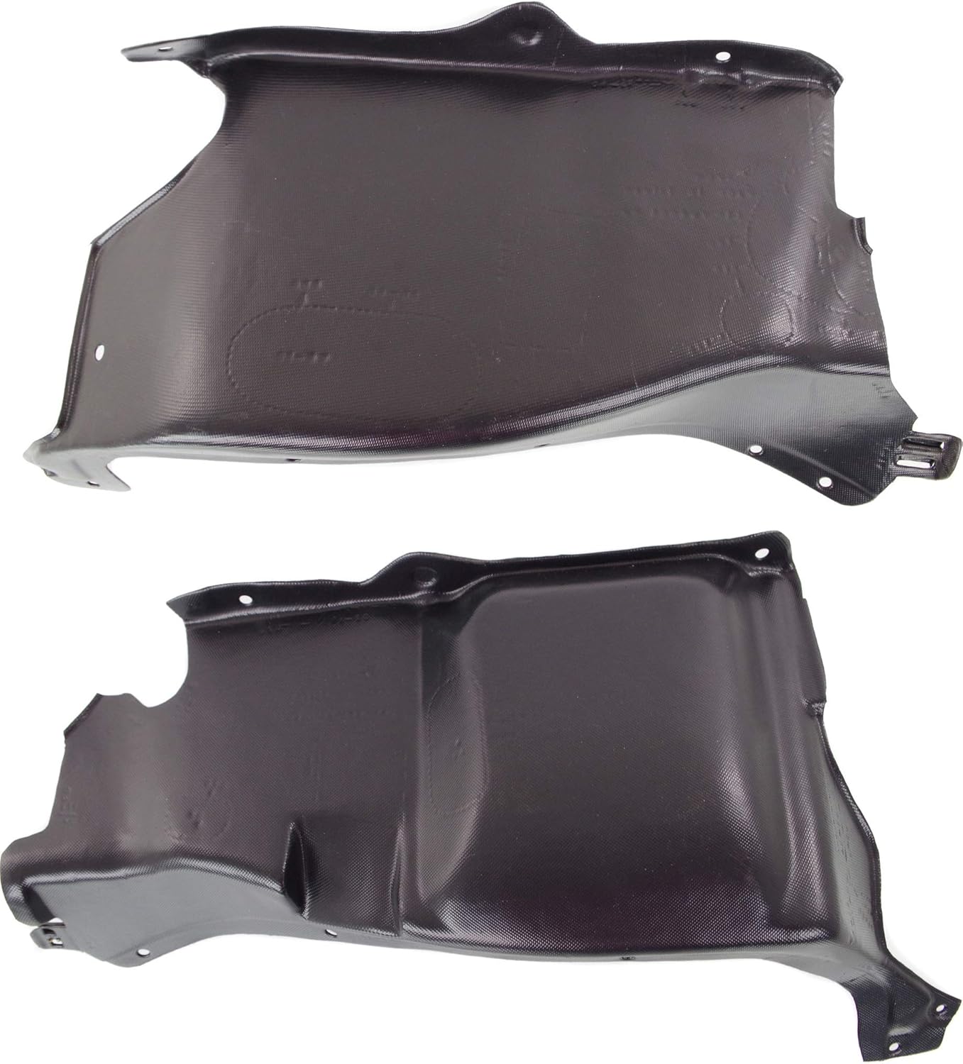 Evan-Fischer – Juego de 2 protectores contra salpicaduras para motor compatible con Volkswagen Beetle 1998-2006 para el lado del conductor y del