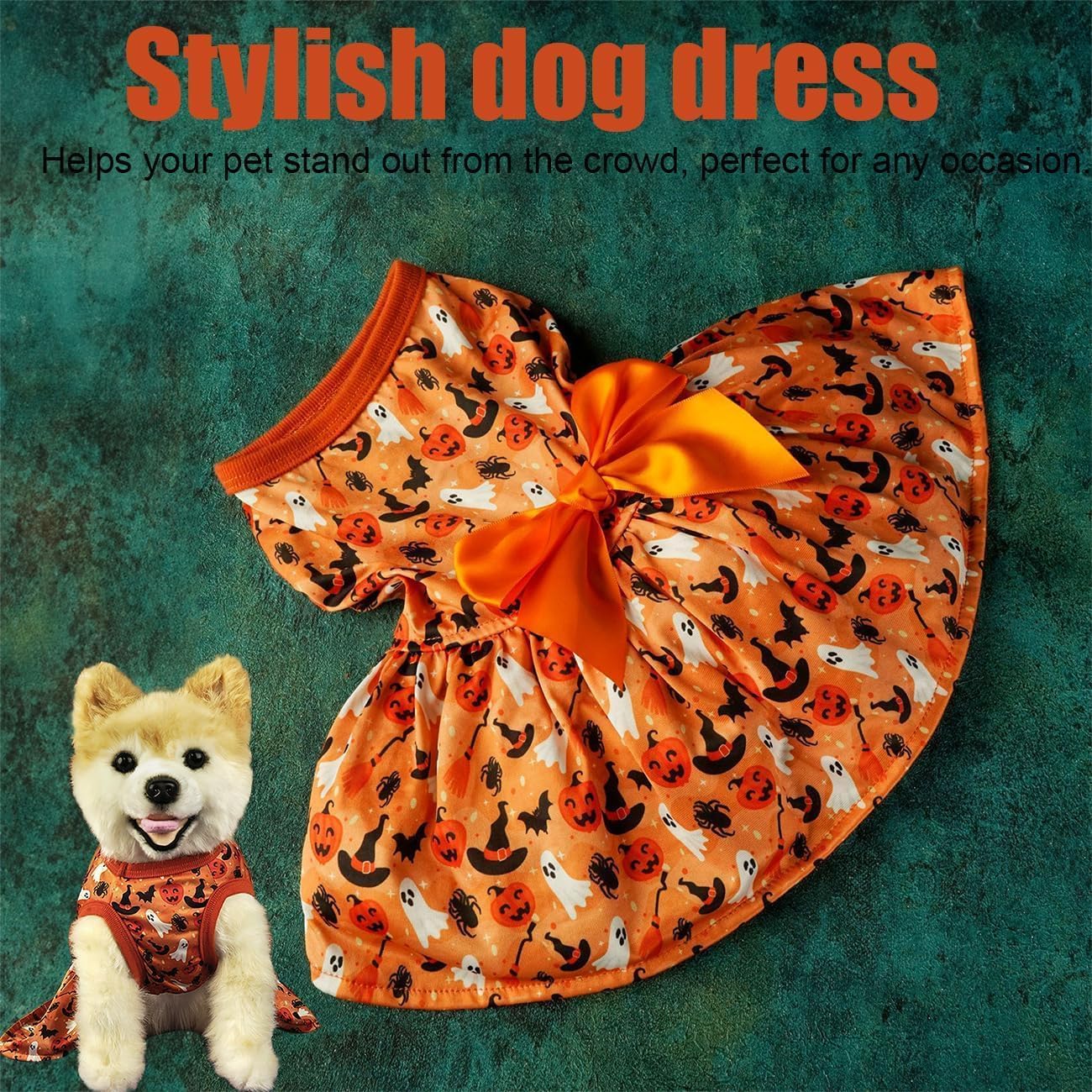 Vestido de tul de Navidad para perro, ropa de perro pequeño para vacaciones, disfraz de Navidad para mascotas, divertido disfraz de Navidad para
