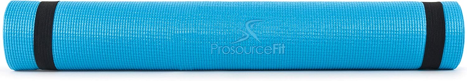 Prosource Fit Classic – Tapete de yoga de 18 pulgadas de grosor, extra largo de 72 pulgadas, ligero, con agarre antideslizante para yoga, pilates,
