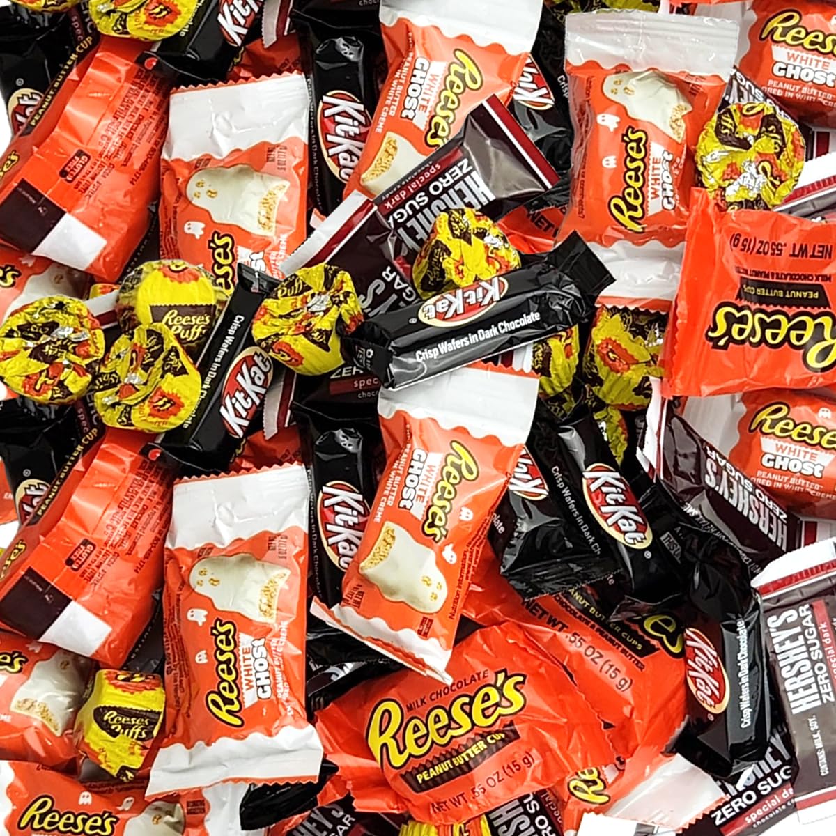 Mezcla de chocolate, tamaño divertido, caramelos navideños envueltos individualmente a granel con populares surtidos de dulces de chocolate, Kit Kat