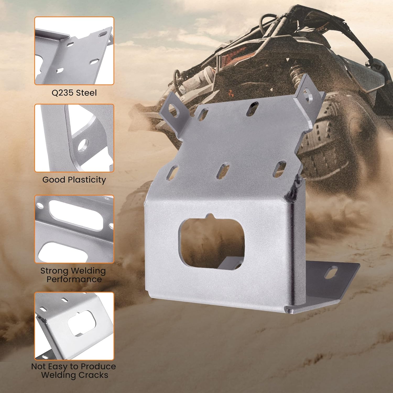 maXpeedingrods Kit de montaje de cabrestante ATV para Honda Foreman 500 Rancher 420 2014-2019