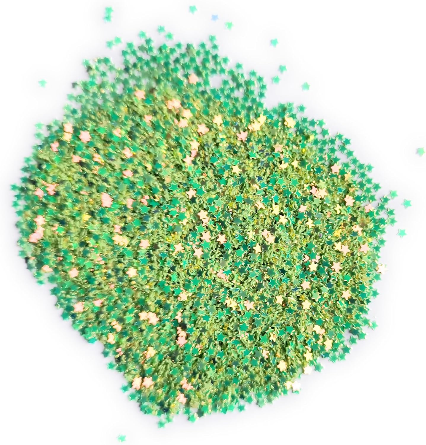 Art Craft – Brillantina, confeti de lentejuelas de estrella de 0.118 pulgadas para arte de uñas, suministros de limo, manualidades de resina,