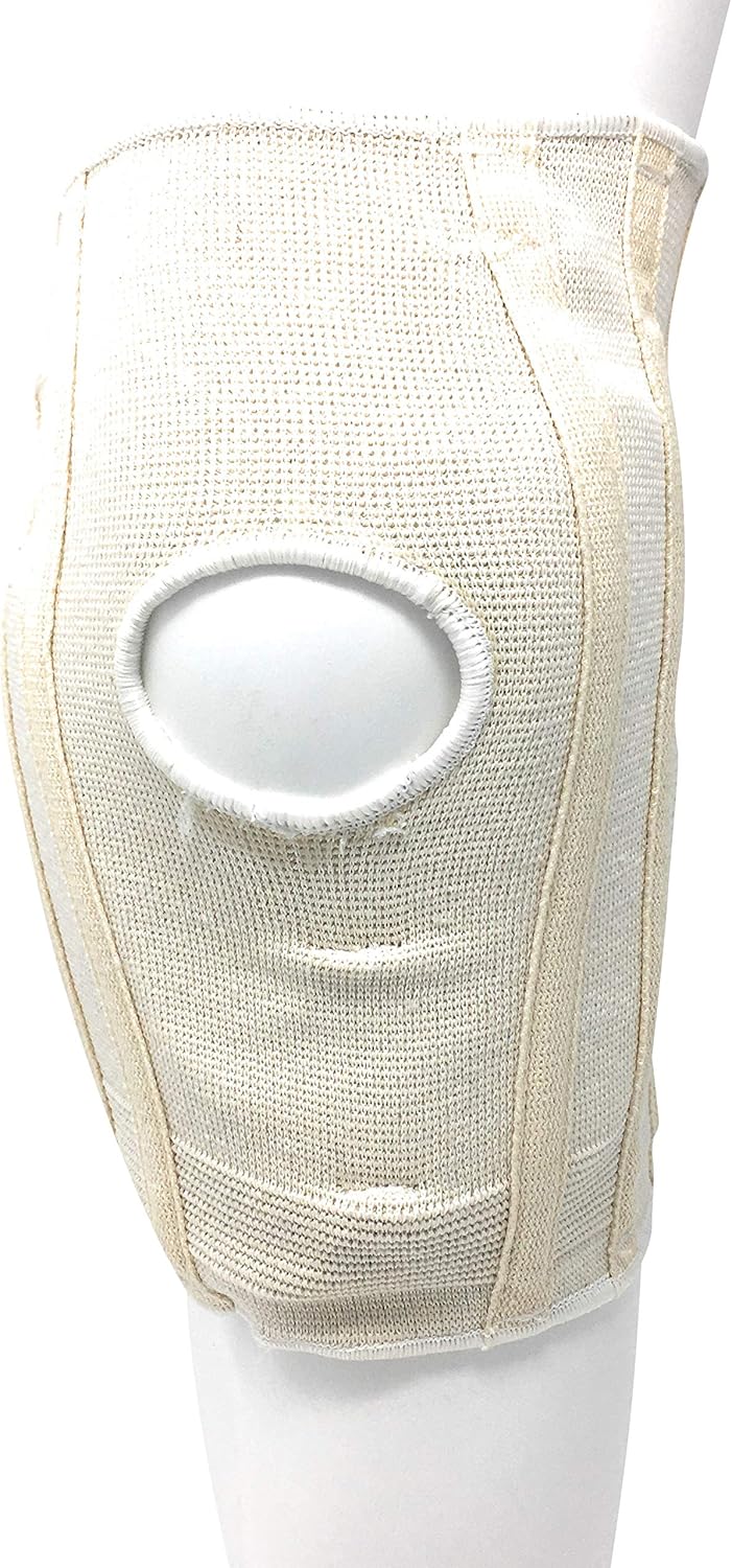 CHAMPION Rodillera con almohadilla de soporte Hor-Shu, blanca, XL