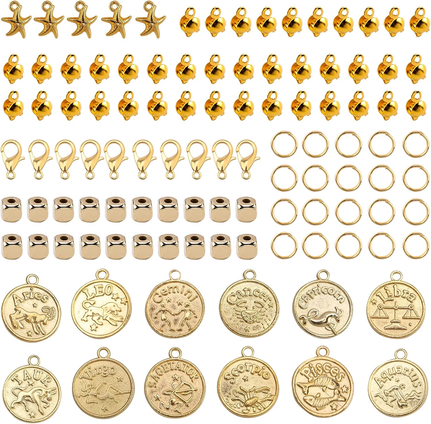 Kit de 4000 cuentas de arcilla para hacer pulseras, collares, regalos, espaciadores de polímero redondos planos con conchas, letras, 20 colores de