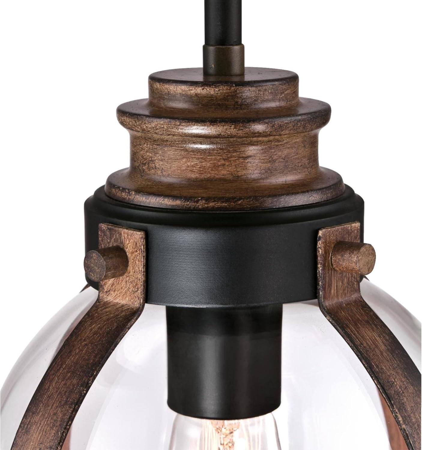 Westinghouse Lighting 6356300 Cindy Mini colgante, 1 luz, bronce aceitado, bronce aceitado