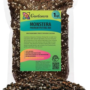 Mezcla de suelo Monstera de primera calidad, 1 cuarto de galón, suelo de drenaje rápido para Monstera Deliciosa y otras plantas de interior grandes Mezcla de suelo Monstera de primera calidad, 1 cuarto de galón, suelo de drenaje rápido para Monstera Deliciosa y otras plantas de interior grandes