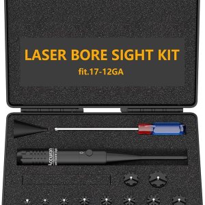 Kit de visión de perforación verderojo láser Boresighter con interruptor de botón para.17 a 12GA Calibre Rifles Pistola, mira láser roja Kit de visión de perforación verderojo láser Boresighter con interruptor de botón para.17 a 12GA Calibre Rifles Pistola, mira láser roja