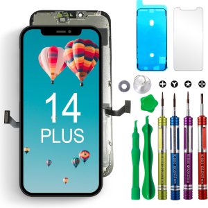 Reemplazo de pantalla LCD para iPhone 14 Plus de 6.7 pulgadas (modelo A2632, A2885, A2888, A2887, A2886) Pantalla táctil 3D digitalizador Kit de Reemplazo de pantalla LCD para iPhone 14 Plus de 6.7 pulgadas (modelo A2632, A2885, A2888, A2887, A2886) Pantalla táctil 3D digitalizador Kit de