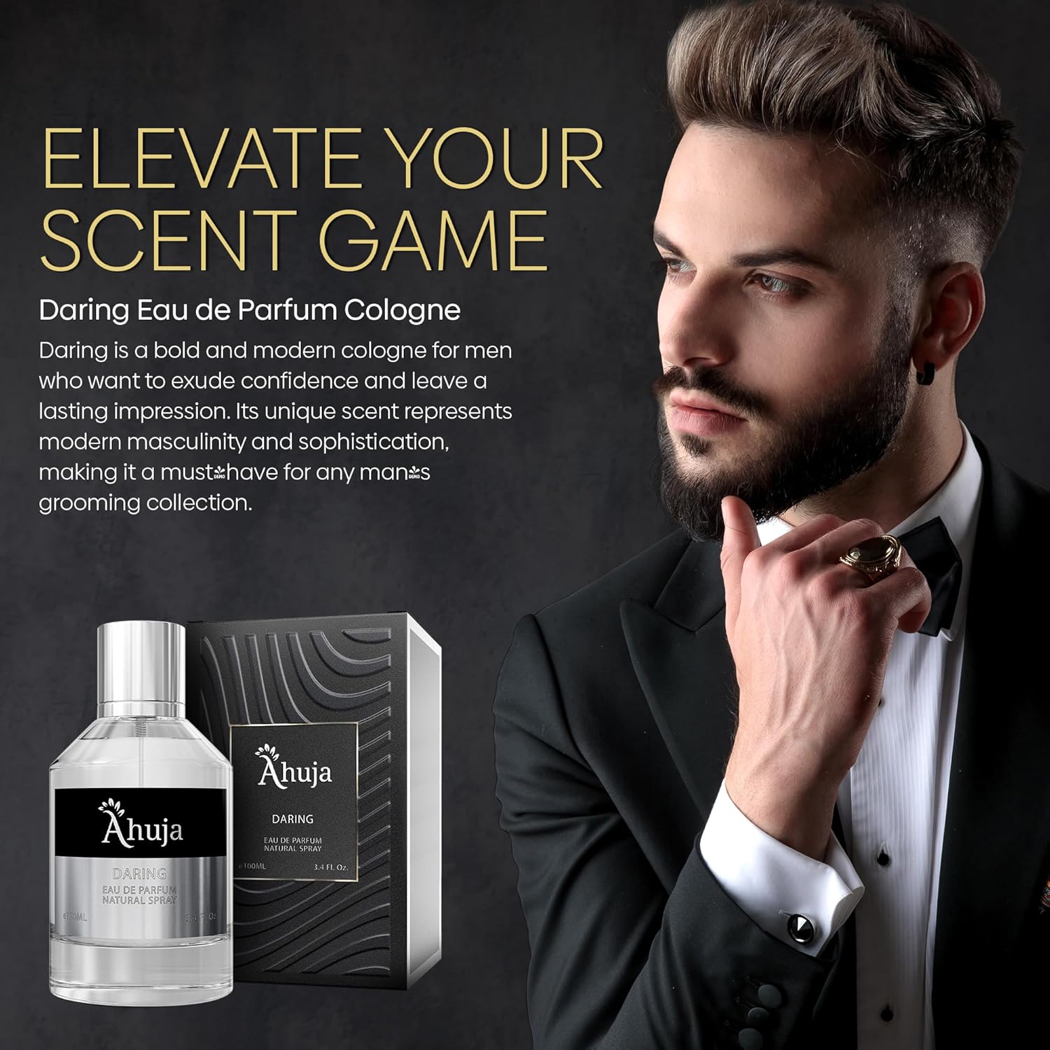 AHUJA Atrevido Eau De Parfum Para Hombre 3.4 fl oz