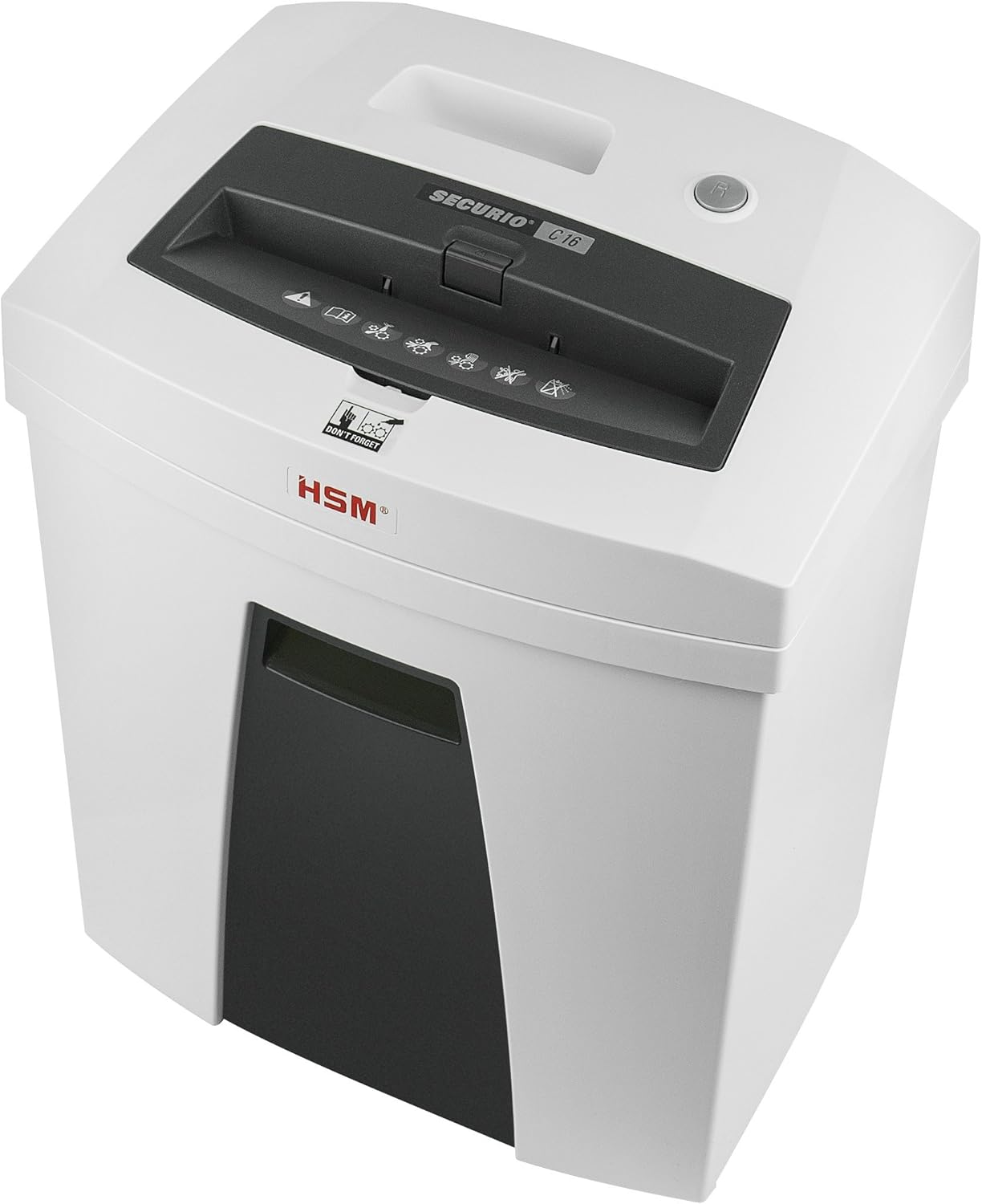 HSM SECURIO C16c, trituradora de 6-7 hojas, corte transversal, capacidad de 6.6 galones