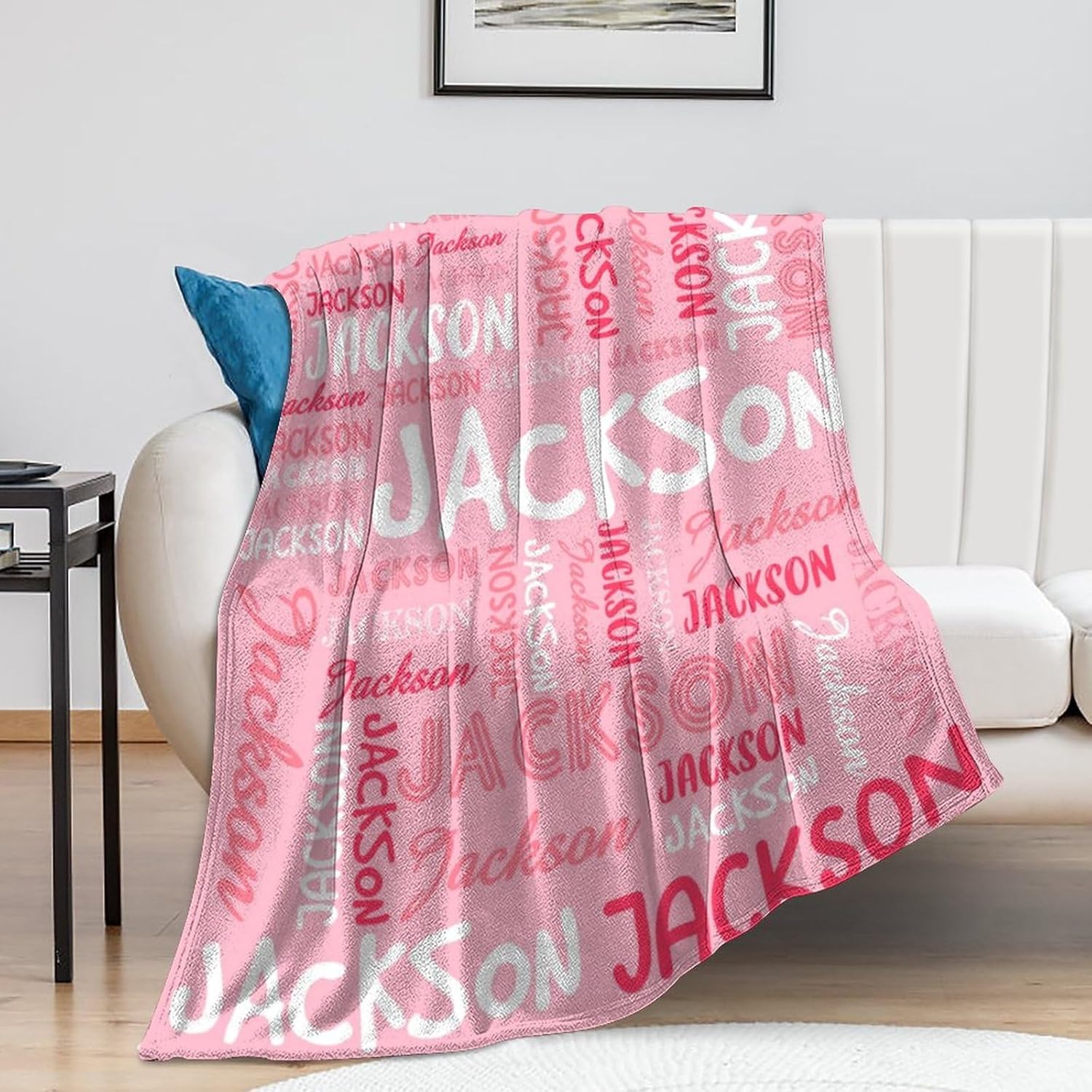 Artsadd Mantas personalizadas para niños con nombres, mantas personalizadas con nombre para adultos, mantas de bebé personalizadas para niños y