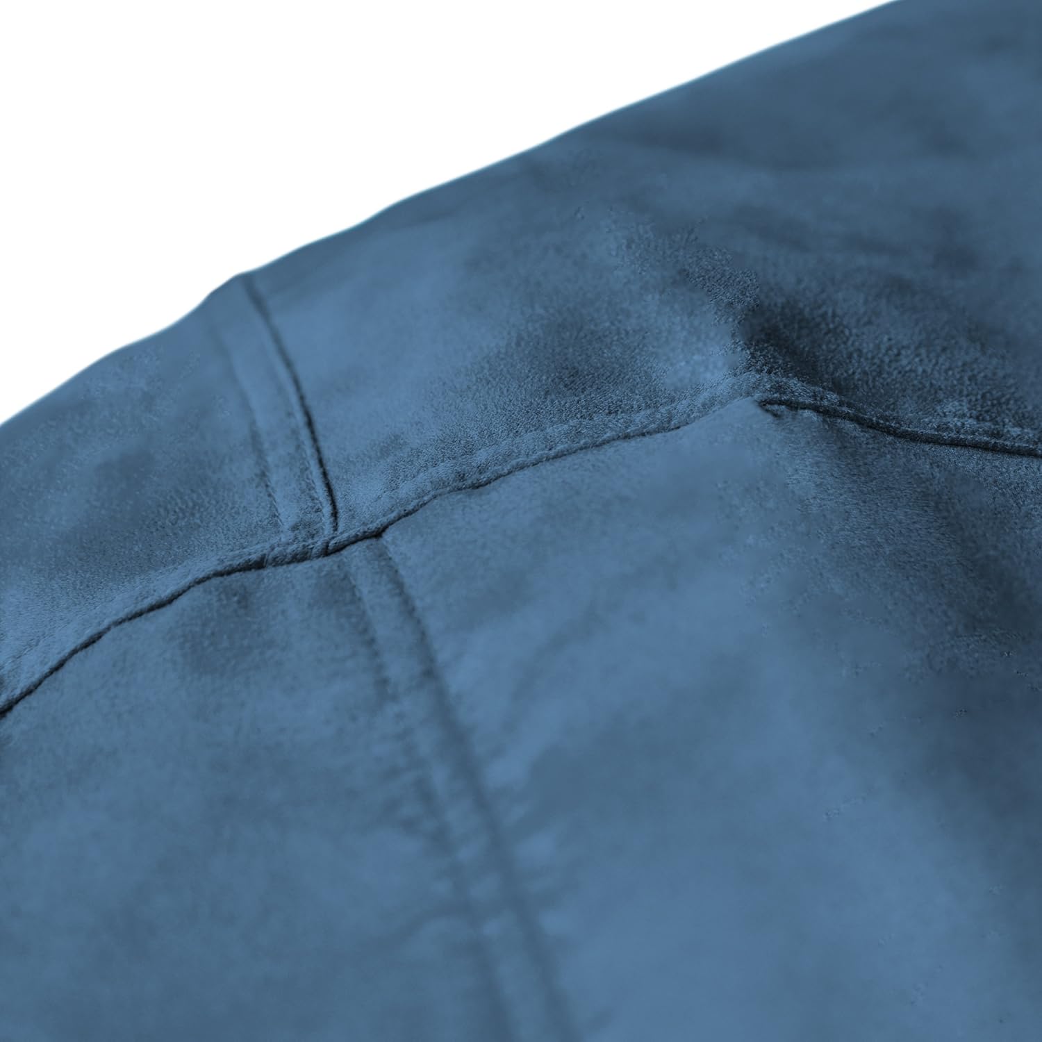 Lumaland – Puf de lujo con funda de microgamuza en diferentes tamaños y colores, lavable a máquina, sirve como sofá grande y sofá cama gigante para