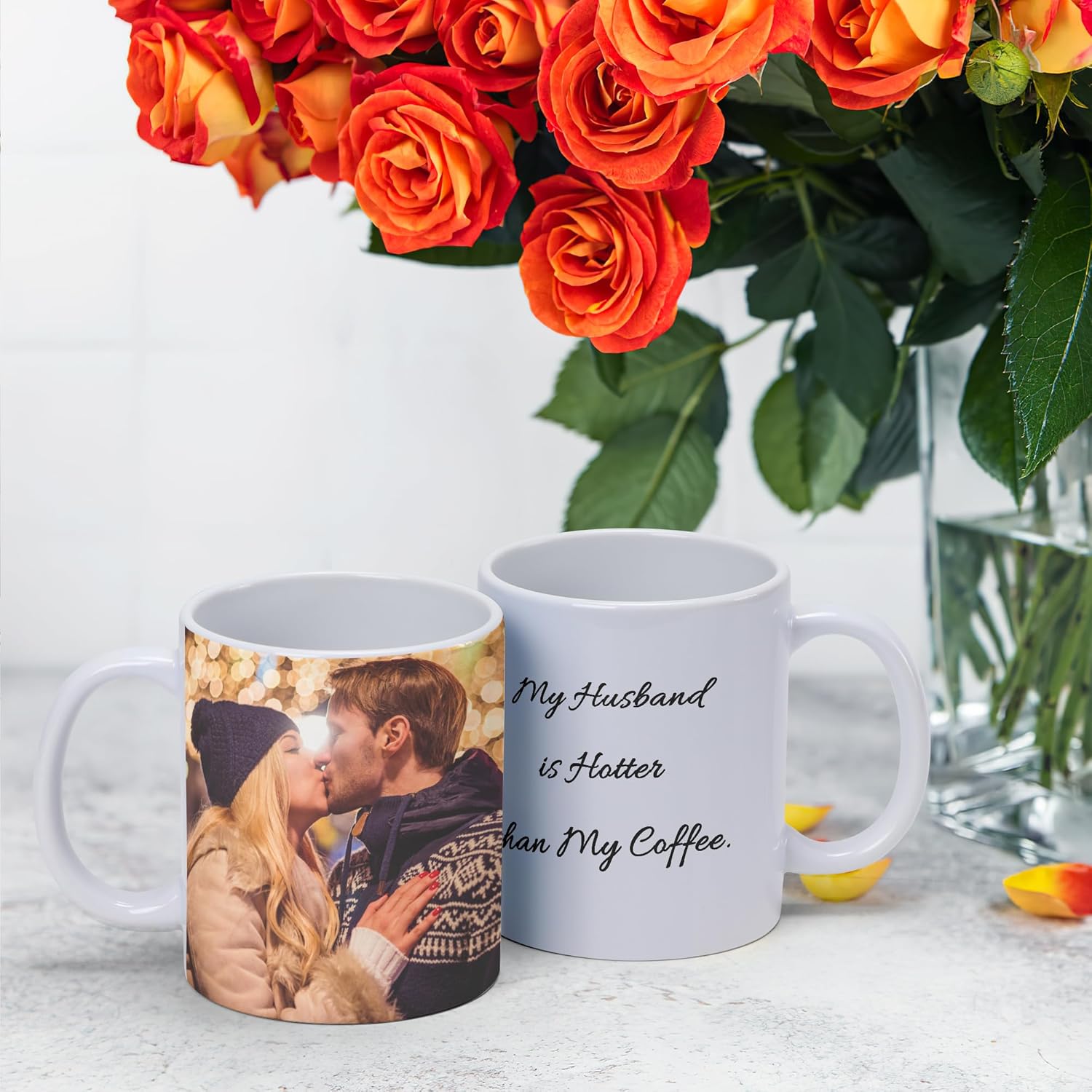 Iaisacl Taza de café personalizada, taza de té con foto personalizada con logotipo de texto, tazas personalizadas, regalo para mamá, niña, mujeres y
