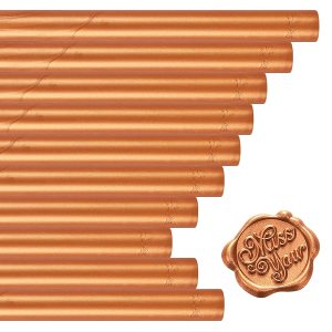 10 varillas de cera de sellado para sello de cera, sello de cera retro vintage y carta, ideal para invitaciones de boda, paquetes de vino, sobres de 10 varillas de cera de sellado para sello de cera, sello de cera retro vintage y carta, ideal para invitaciones de boda, paquetes de vino, sobres de