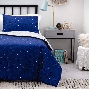 LINENSPA – Edredón de microfibra hipoalergénico, con relleno sintético, para usar todo el año, tamaño individual XL, azul marino LINENSPA – Edredón de microfibra hipoalergénico, con relleno sintético, para usar todo el año, tamaño individual XL, azul marino