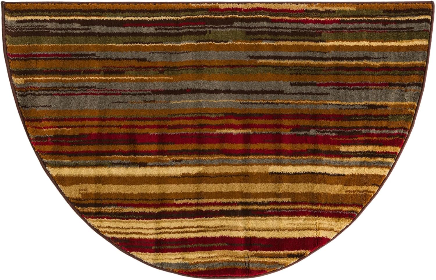 Unique Loom Barista Collection – Alfombra Icatu (2′ 7″ x 4′ 1″ Hogar, BeigeMarrón)