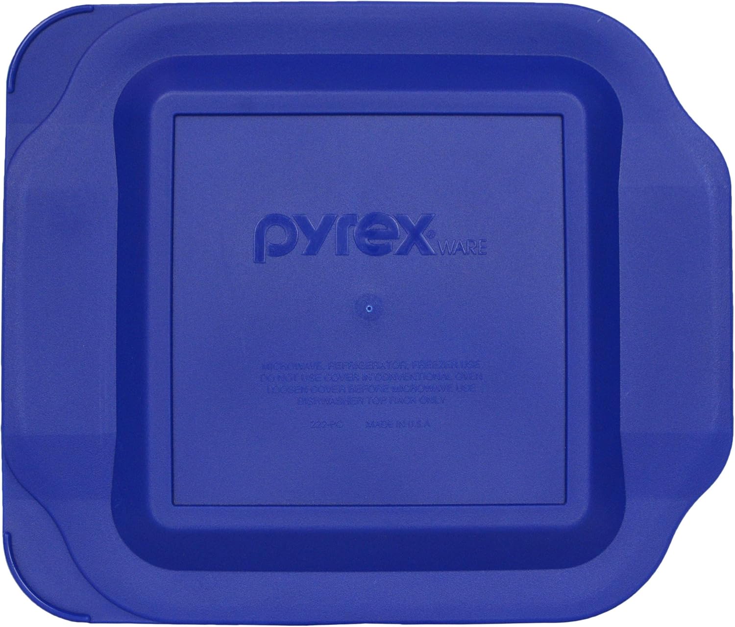 Pyrex Tapa azul de 222 piezas de 2 cuartos (paquete de 2)
