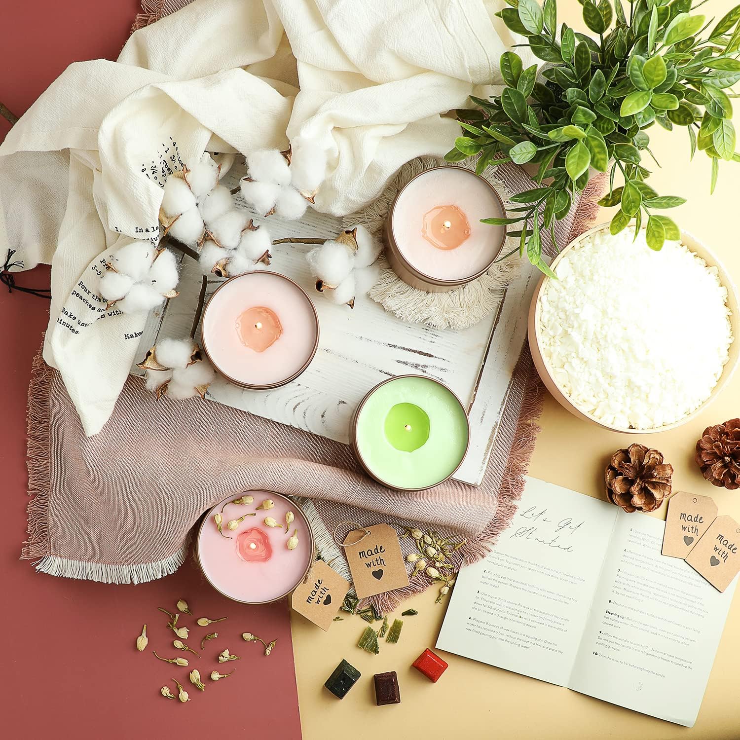 Hearth Harbor Derretidor eléctrico de cera para hacer velas olla pequeña de 16 onzas derretidor de cera de vela antiadherente para hacer velas - Imagen 7