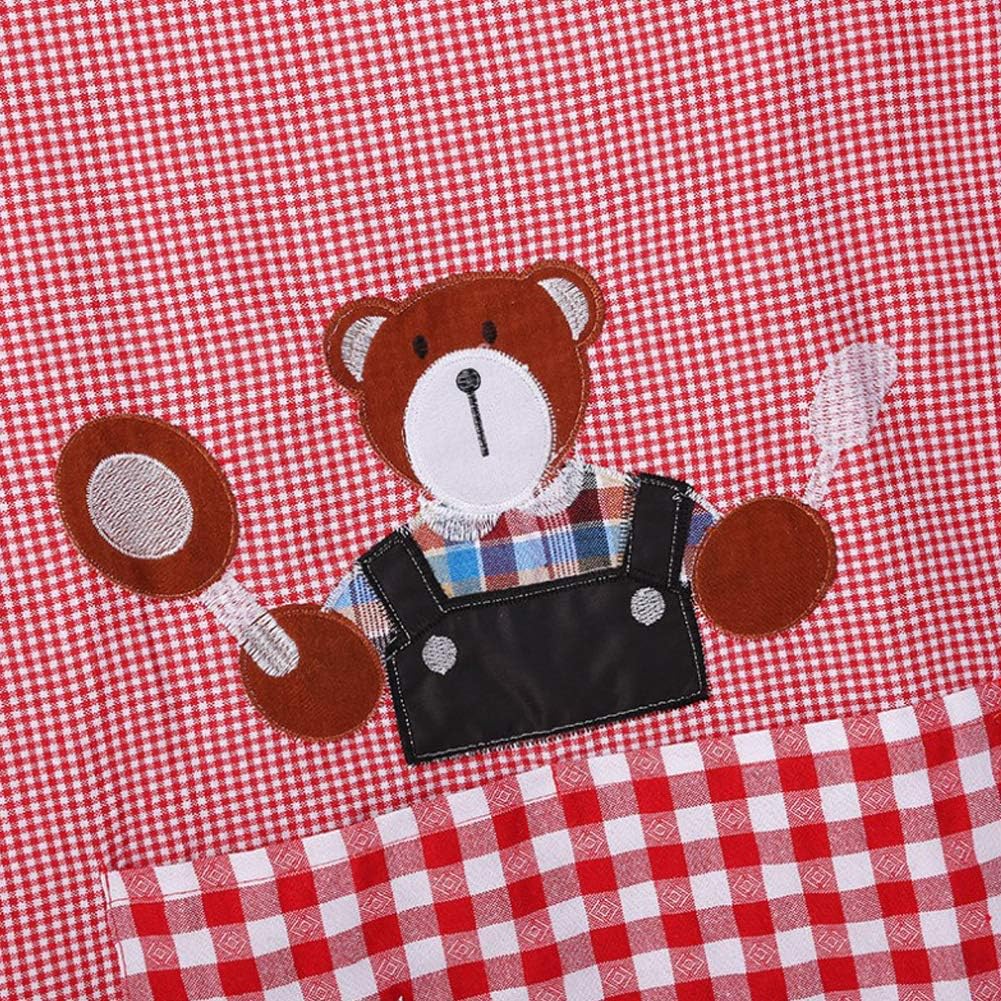 Gieyhm Delantal de manga larga a rayas a cuadros con bolsillos Delantal de cocina impermeable para cocinar y hornear