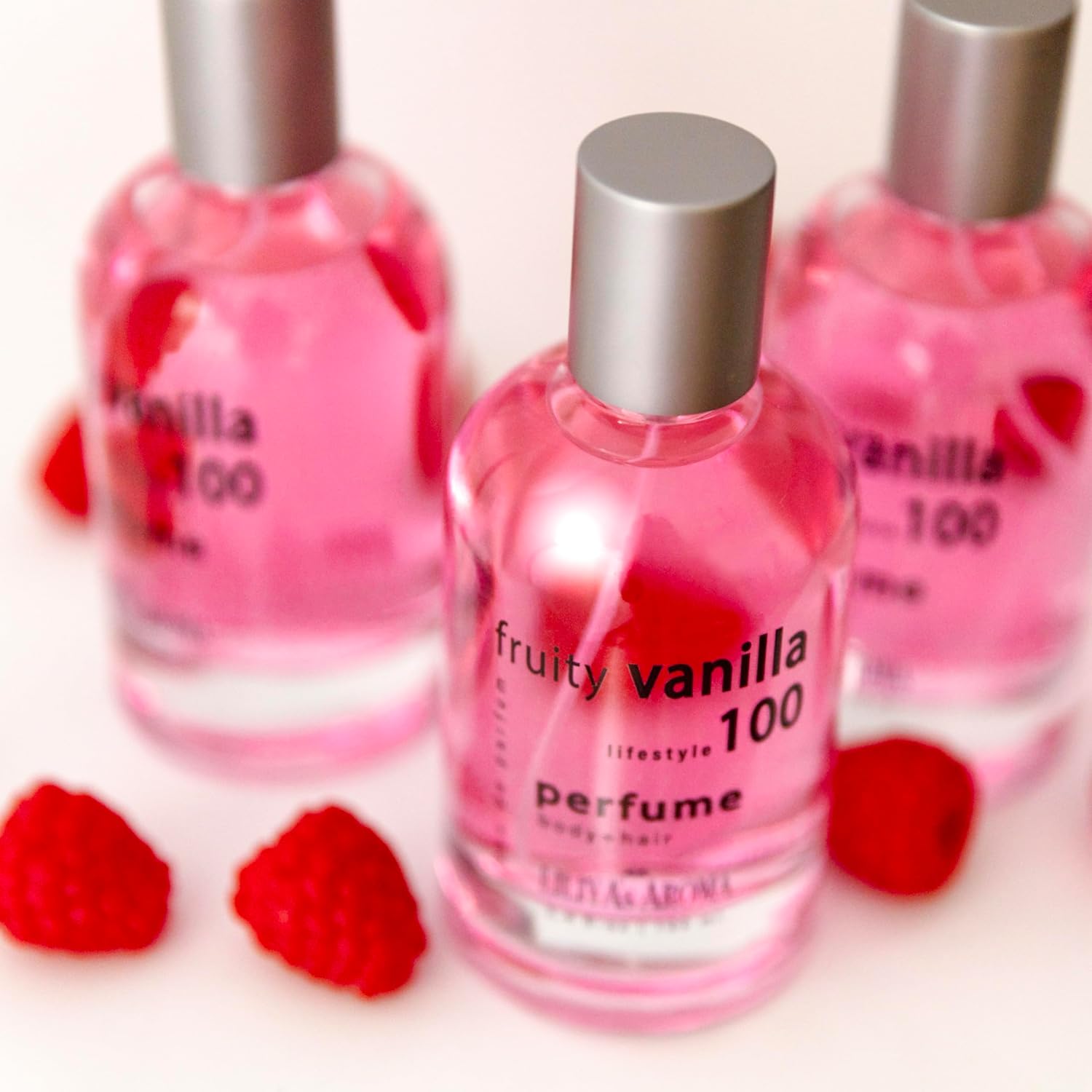 Liliya’s Aroma Fruity Vanilla 100 Eau de Parfum – Fragancia de larga duración, bayas, ylang-ylang y vainilla, perfume para mujer, 3.4 onzas líquidas