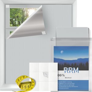 RRM Cortinas opacas para dormitorio, 20 x 57 pulgadas, extraíbles de color blanco, 100 % opacas, con pestañas autoadhesivas de gancho y bucle, RRM Cortinas opacas para dormitorio, 20 x 57 pulgadas, extraíbles de color blanco, 100 % opacas, con pestañas autoadhesivas de gancho y bucle,