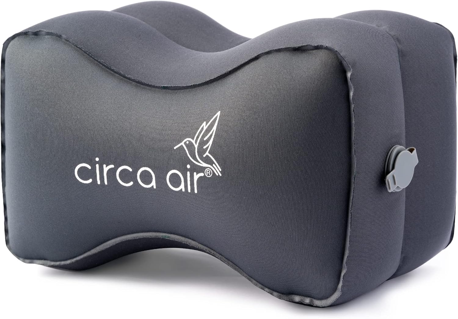 Circa Air Almohada de rodilla inflable para dormir de lado, almohada de rodilla de viaje entre las piernas para dormir, almohada ortopédica para