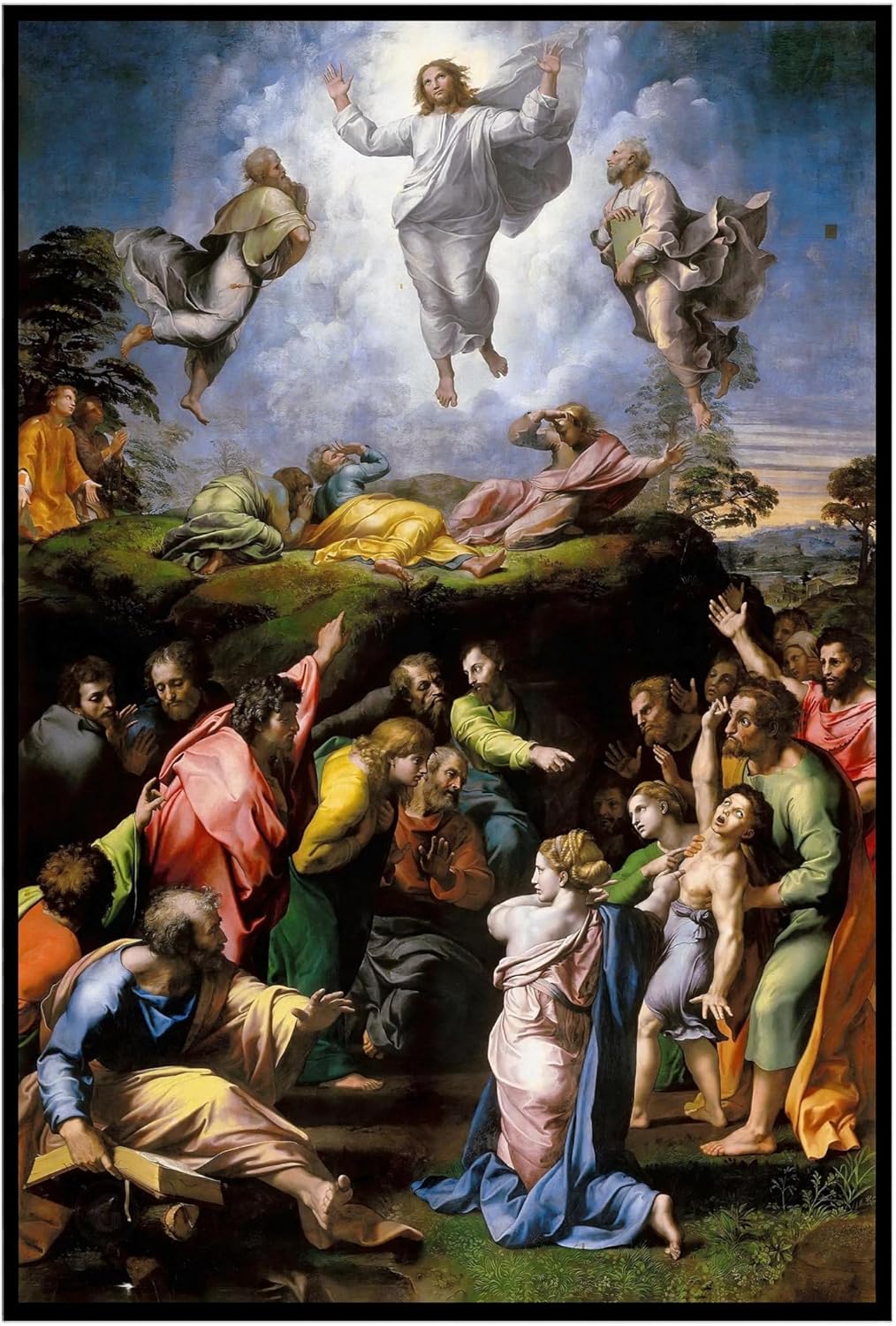 The Transfiguration by Raphael – Póster decorativo para pared, impresión sin marco, decoración para el hogar y la oficina, imágenes e impresiones,