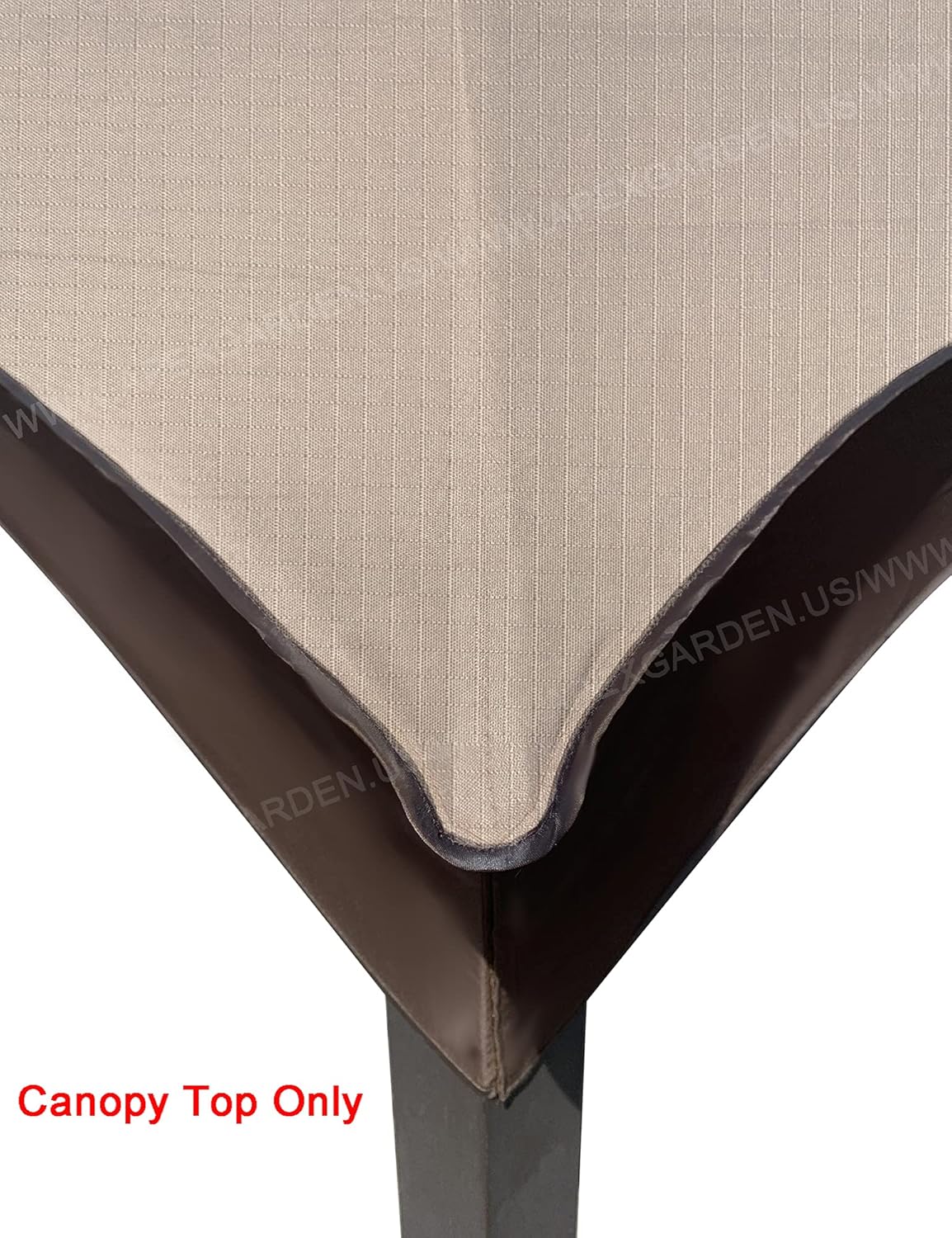 APEX GARDEN Toldo antidesgarros para el cenador Lowe’s Allen Roth de 10 pies x 12 pies #GF-12S004BTO  GF-12S004B-1 (Ripstop, beige)