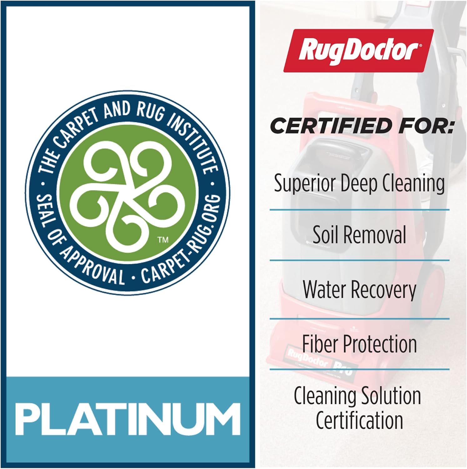 Rug Doctor Pro Deep Oxy Pack Limpiador de alfombras, grande, rojo