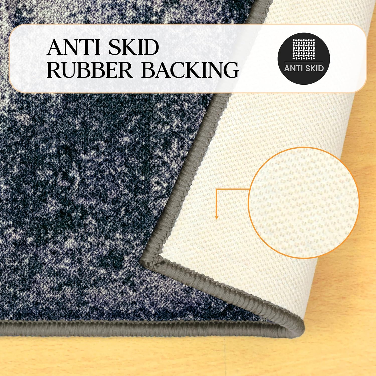 SUPERIOR Alfombra de interior grande para dormitorio, lavable para dormitorio, sala de estar, comedor, cocina, oficina, entrada, manta de felpa,