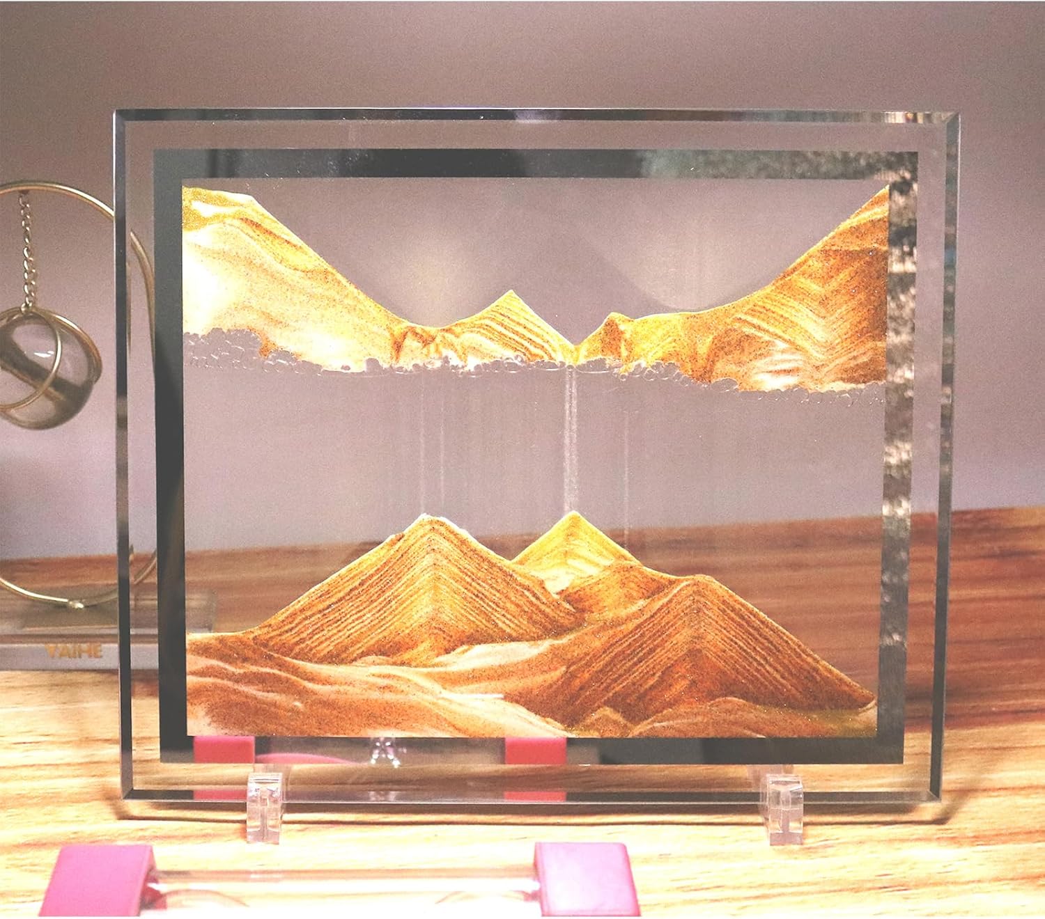 HY HAOYING ITTA – Imagen de arte de arena en movimiento, arte de arena dinámica 3D, movimiento líquido, visión de arco iris, imagen de arena,