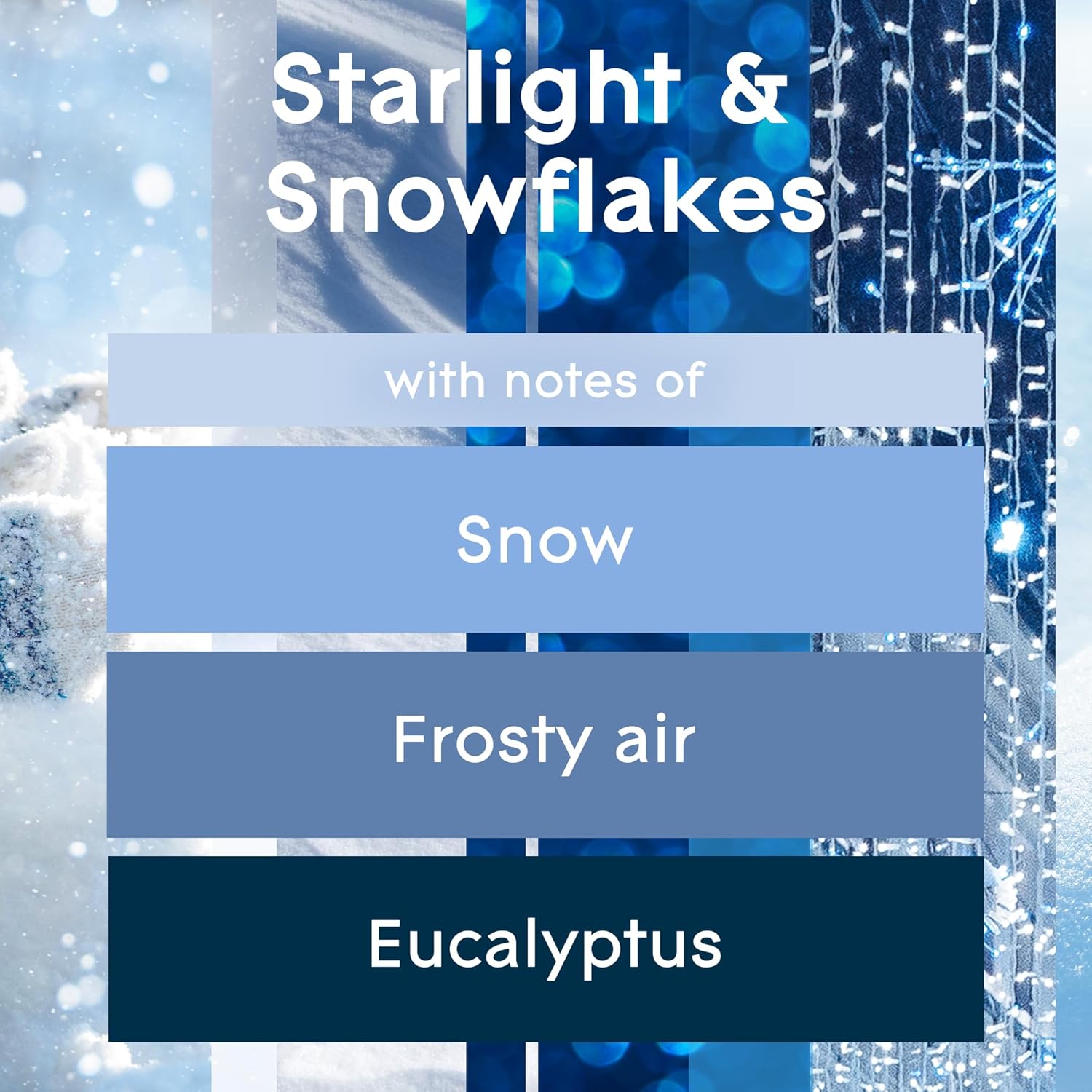 Glade PlugIns – Recambios de ambientador, aceites esenciales y perfumados para el hogar y el baño, Fall Night Long + Starlight & Snowflakes Mix