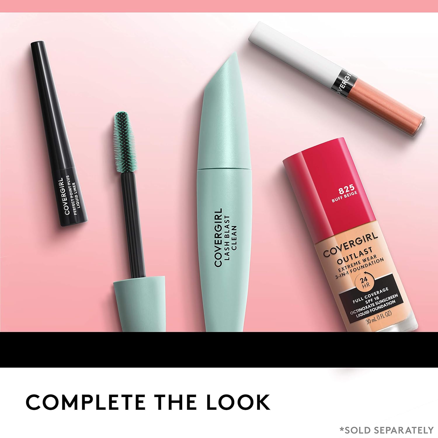 Covergirl Outlast – Color de labios para todo el día con capa superior hidratante, nueva colección Neutrals Shade, Rosie, 0.06 onzas (paquete de 1)