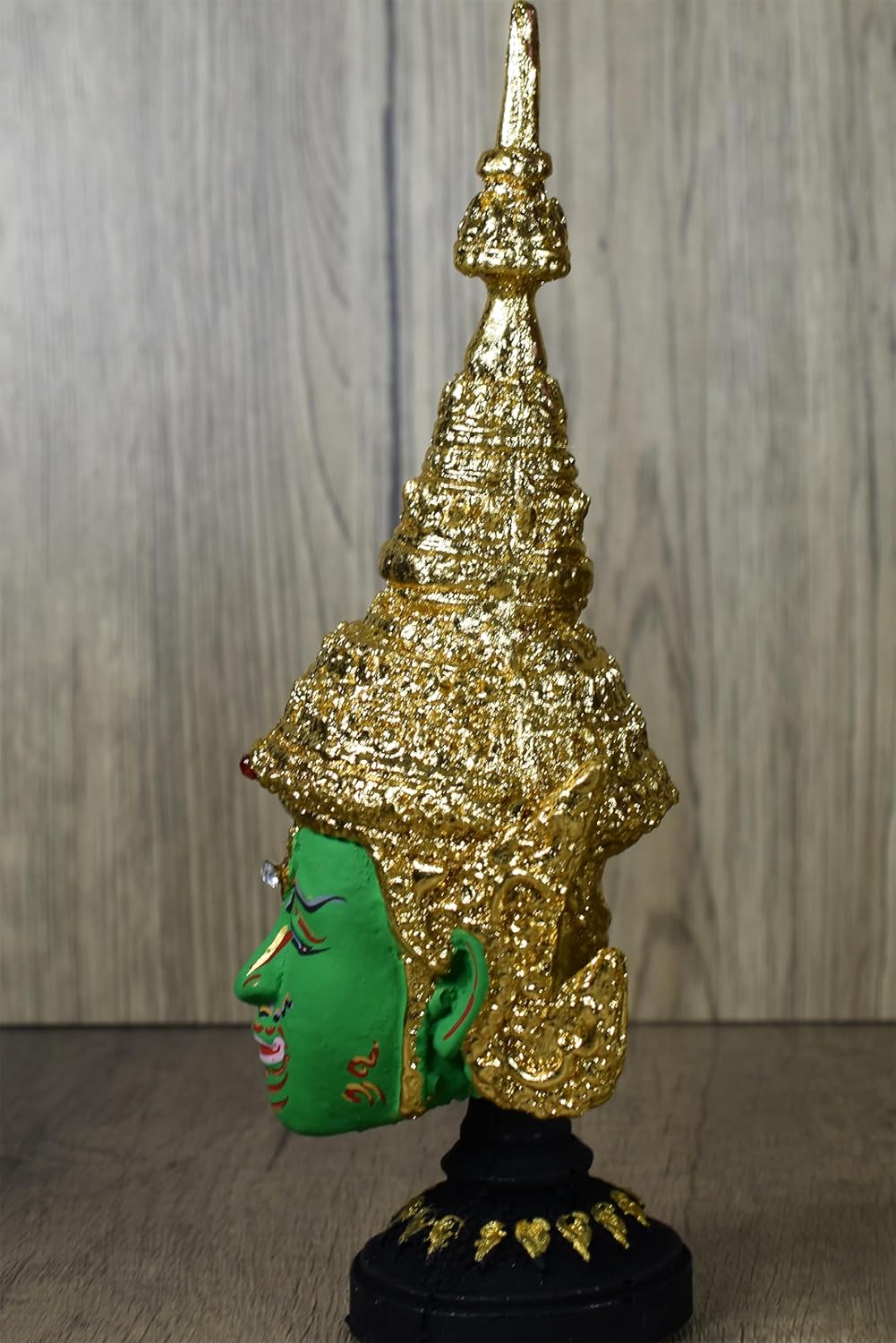 BUDDHO Máscara tailandesa de Khon, esculturas tailandesas, drama ramayana, coleccionable, decoración tailandesa, manualidades, decoración, figura de