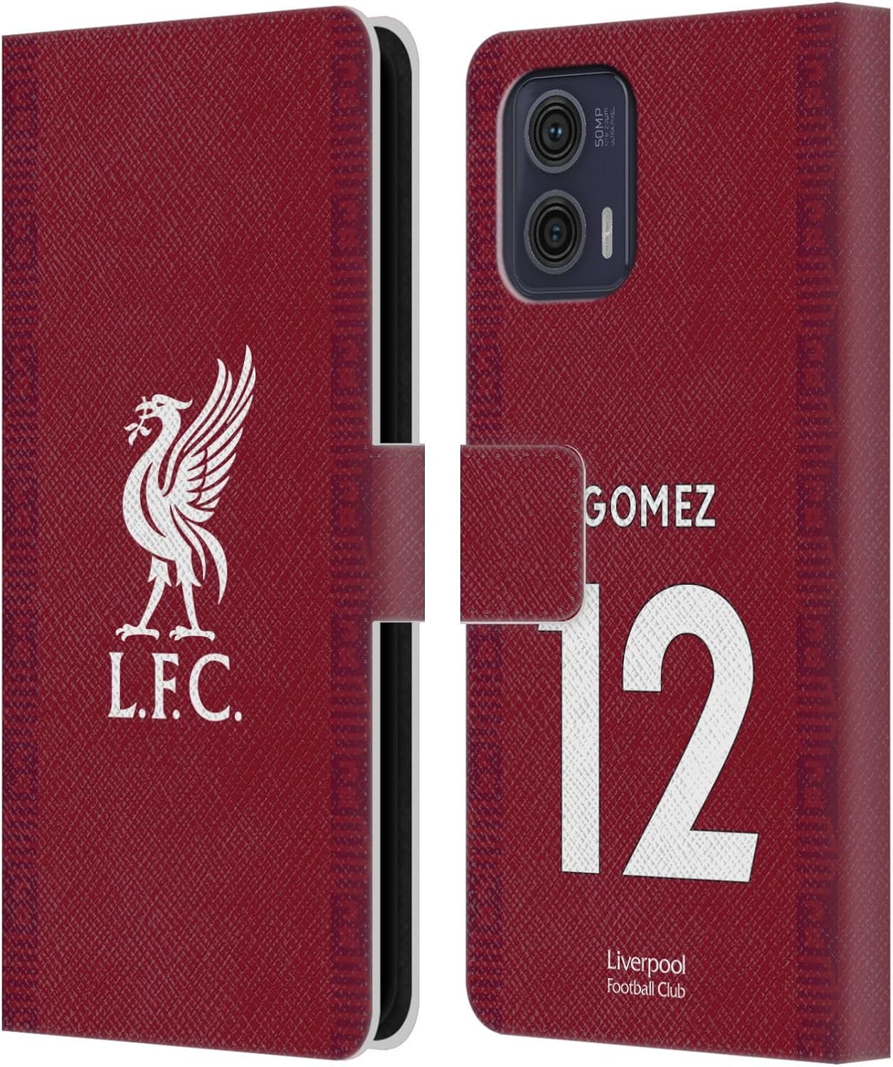 Head Case Designs Officially Licensed Liverpool Football Club Joe Gomez 202223 Players Home Kit Leather Book Wallet Case Cover Compatible with