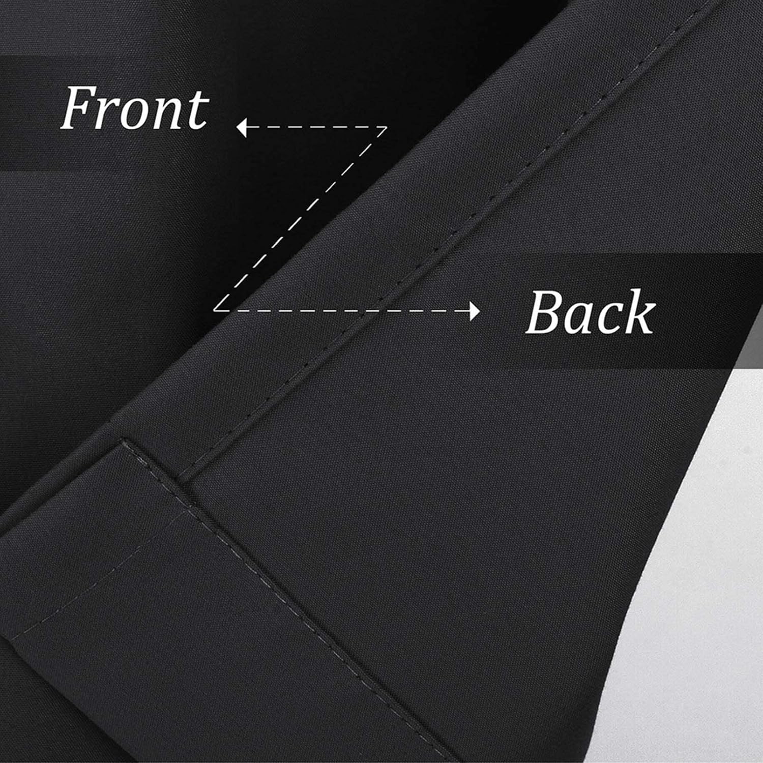 Valea Home Cortinas cortas opacas impermeables, suaves, con bolsillo para barra, cortinas de cocina, para baño, ventana, oscurecimiento de