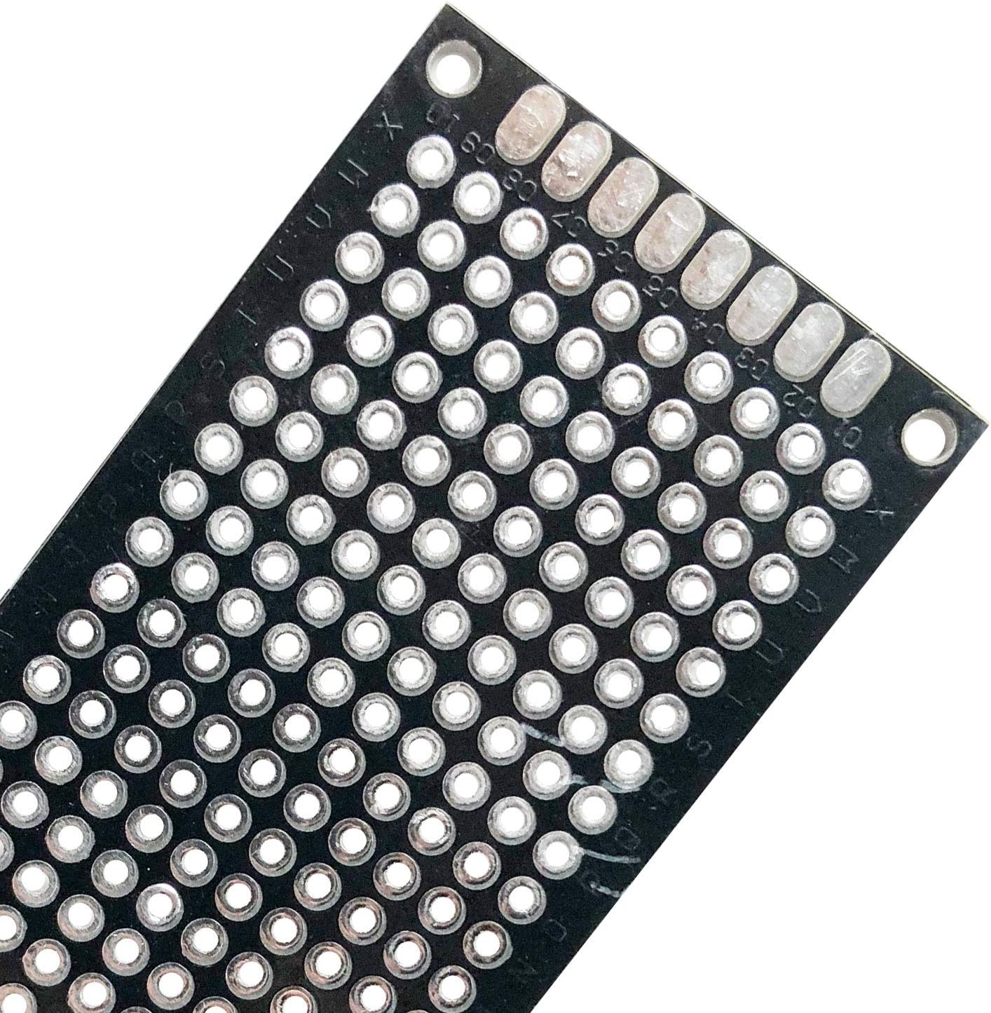 Kit de prototipo de placa PCB de doble cara, 24 unidades, 1.2 x 2.8 in, 2 tamaños, azul y negro, placa de circuito impreso universal de 2 colores