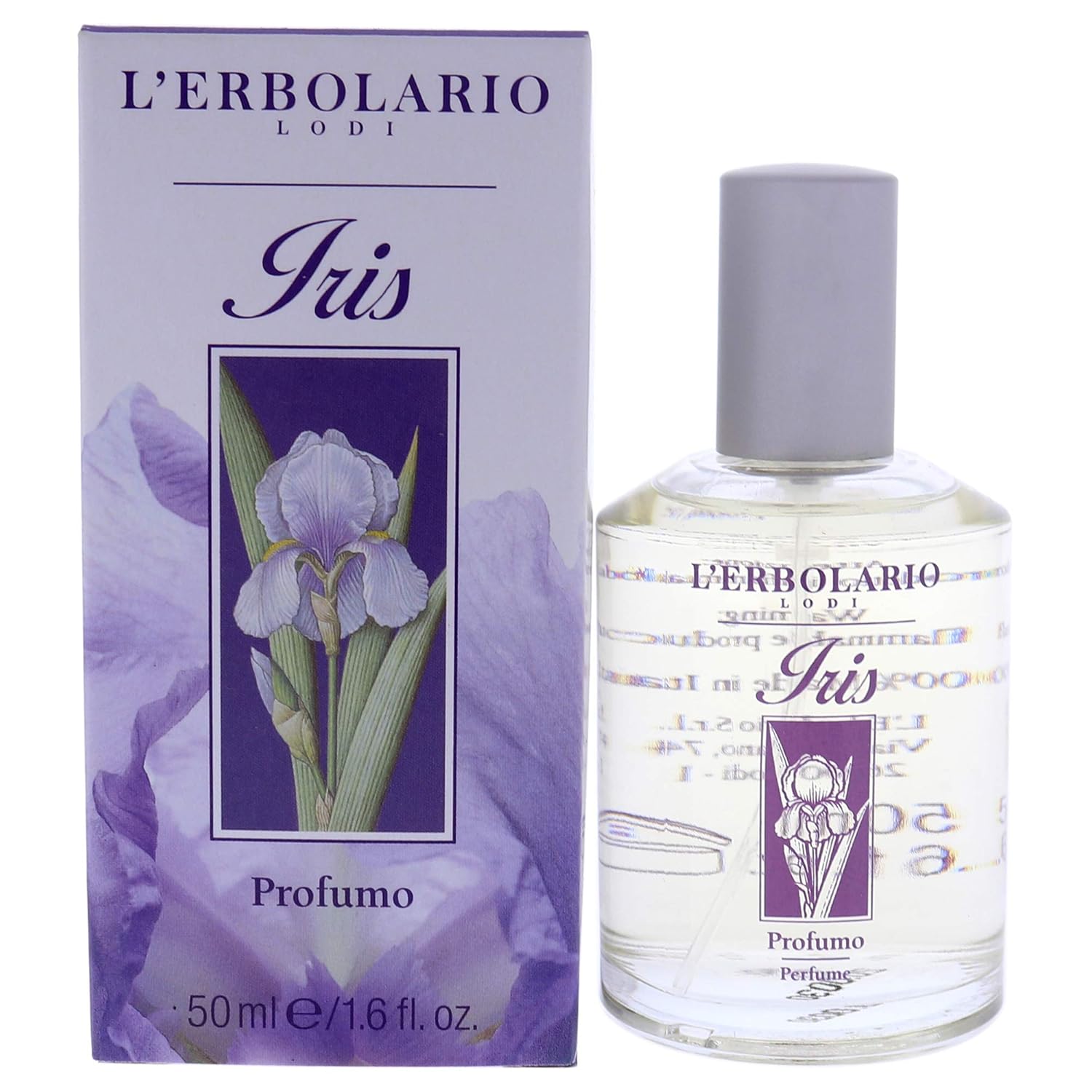 L’Erbolario Iris – Notas de bergamota, iris y vainilla – Fragancia sensual para mujeres – Notas dulces de iris se transfieren a la piel – Intensidad