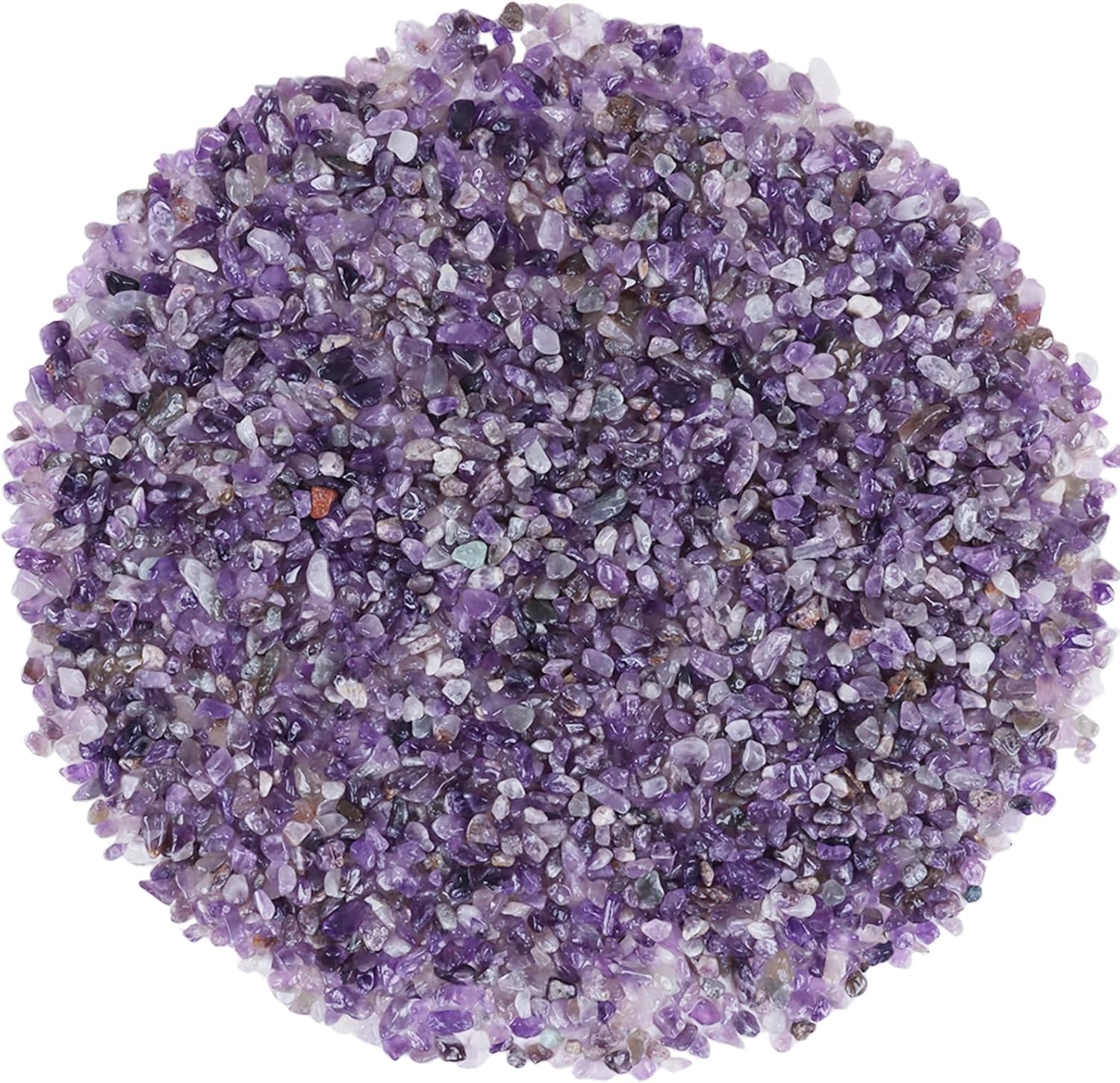 GLOREIEY Chips de fluorita turquesa, piezas de cuarzo de cristal triturado, pequeñas piedras pulidas para manualidades, fabricación de joyas,