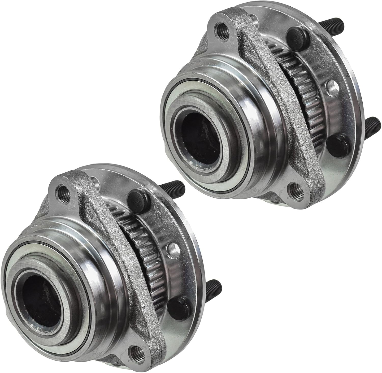 TRQ Juego de 2 bujes y rodamientos de rueda delantera para Chevy GMC Olds 4WD 4×4