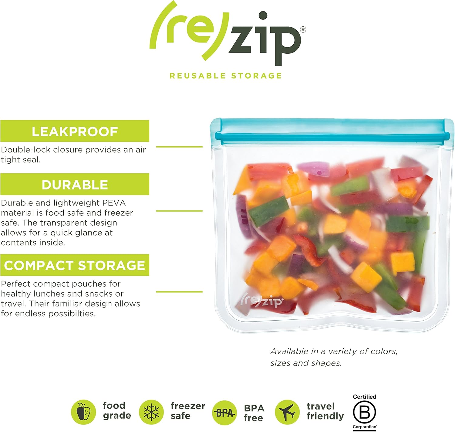 Bolso,Lnch,Zip Seal,Transl