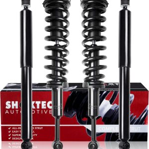 Shoxtec Juego completo de puntales de repuesto para Toyota Tundra 2007-2020 con camioneta de cabina estándar 4WD y camioneta de cabina doble 4WD Shoxtec Juego completo de puntales de repuesto para Toyota Tundra 2007-2020 con camioneta de cabina estándar 4WD y camioneta de cabina doble 4WD