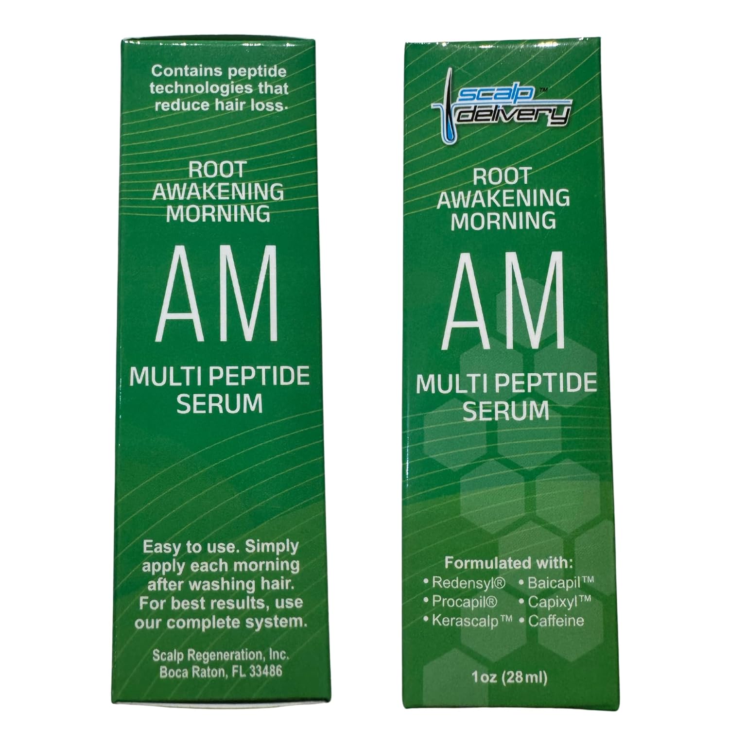 Suscripción al tratamiento del crecimiento del cabello con péptido AM PM y sueros de células madre, champú equilibrado con pH